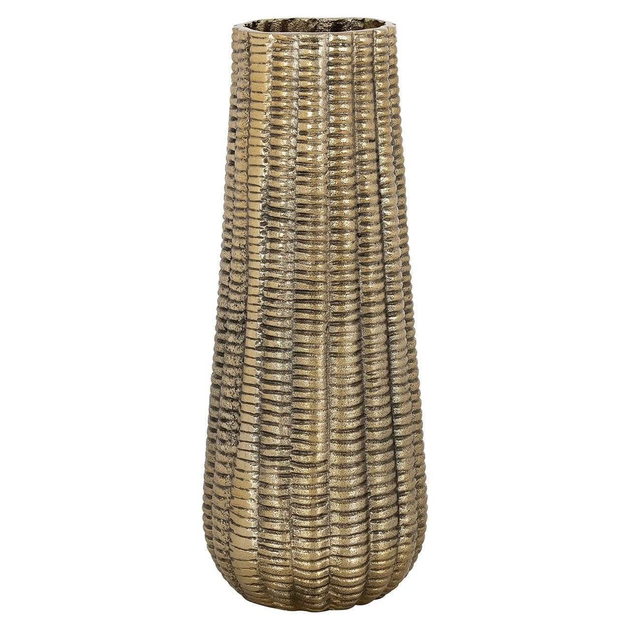Marquesa Brushed Gold Vase - Large