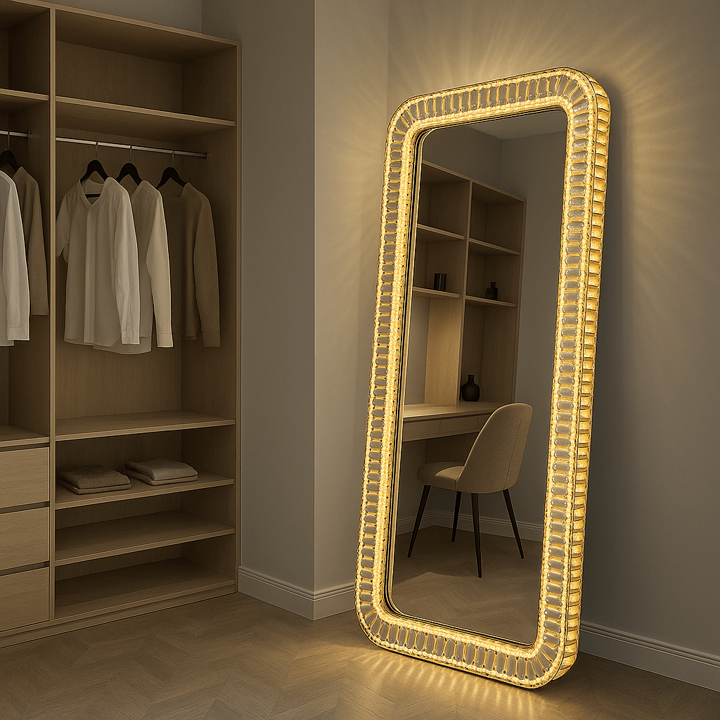 Liora Crystal Illuminated Mirror