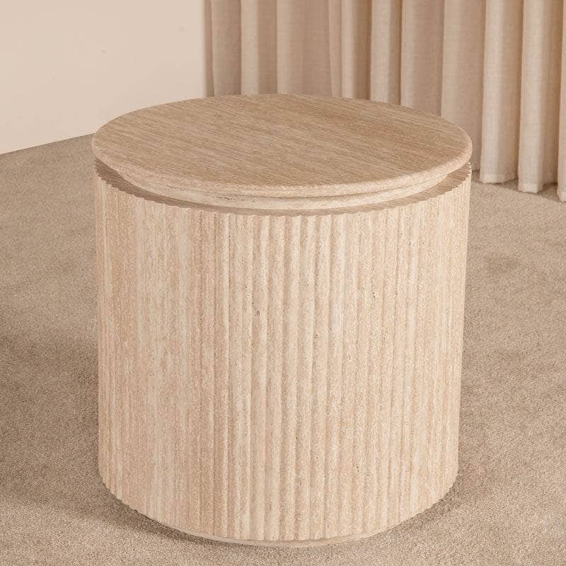 Portland Lamp Table - Stone