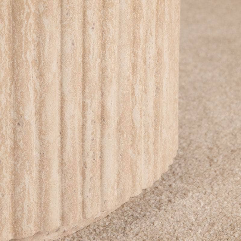 Portland Lamp Table - Stone