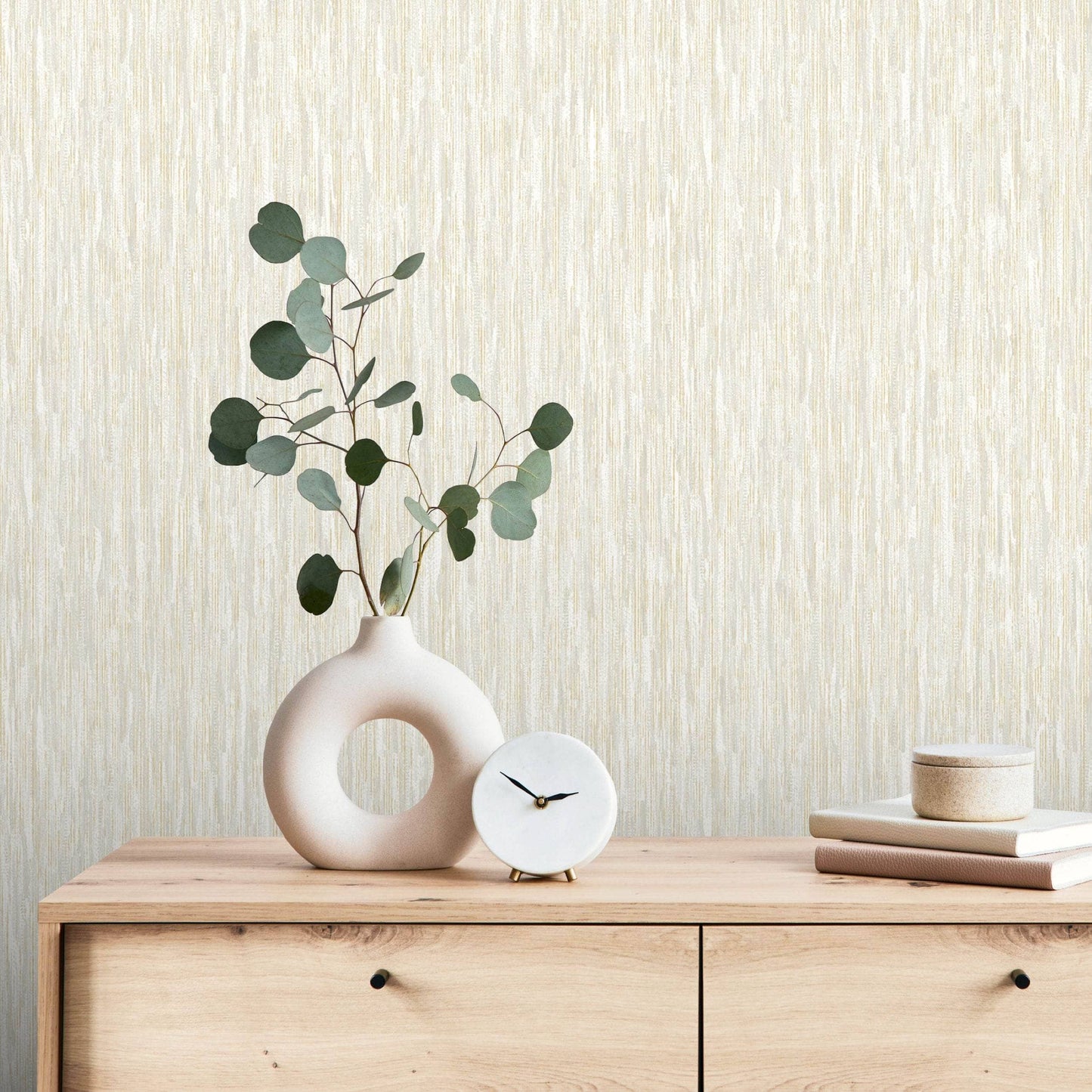 Rasch Rosalie Texture Cream Wallpaper - 260848
