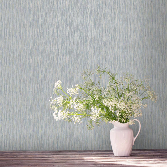 Rasch B65 Rosalie Texture Blue Wallpaper - 260841