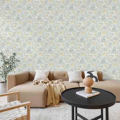 Rasch Garden Muse Sky Blue Wallpaper - 100005
