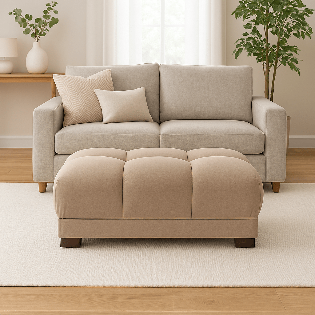 Baltimore Footstool - Mocha