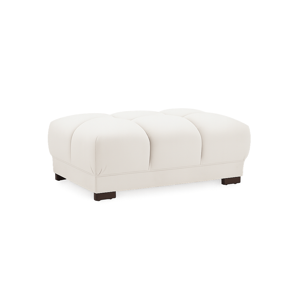 Baltimore Footstool - Cream