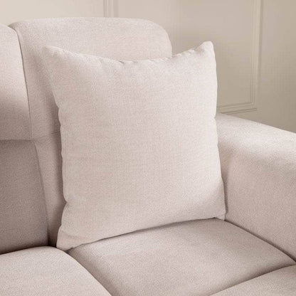 Maine Left Hand Facing Corner Sofa - Cream