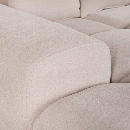 Maine Right Hand Facing Corner Sofa - Cream