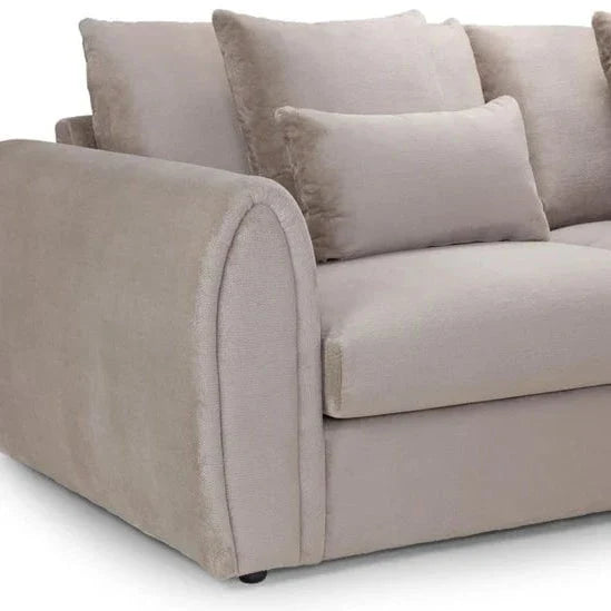 Ohio Right Hand Facing Corner Sofa - Mocha