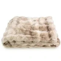 Luxury Natural Textured Throw - 150cm x 180cm