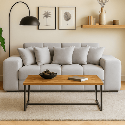 Maine 3 Seater Sofa - Natural