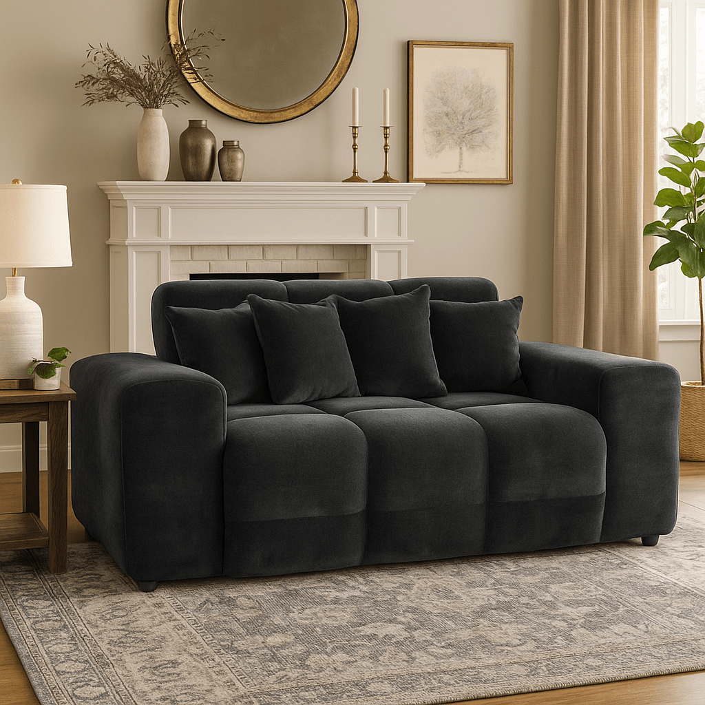 Maine 2 Seater Sofa - Charcoal