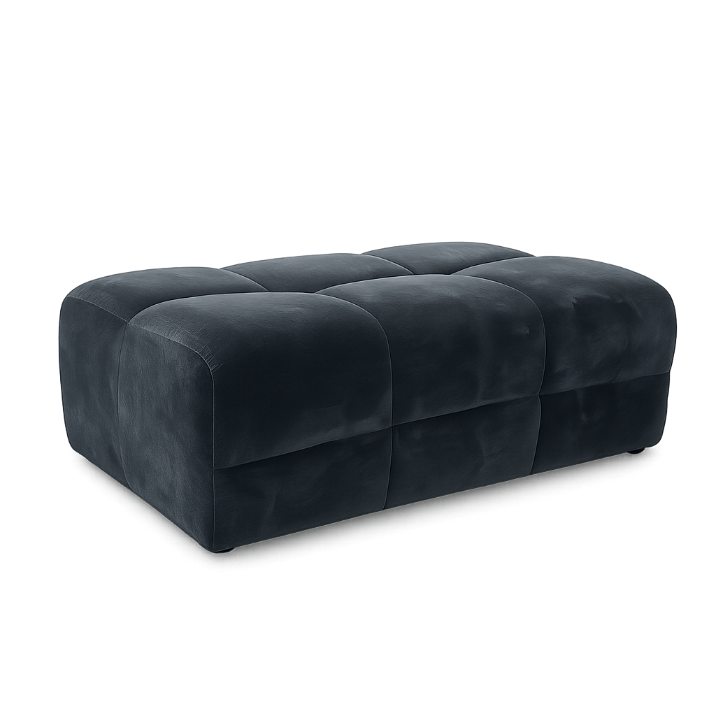 Maine Footstool - Charcoal