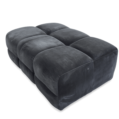 Maine Footstool - Charcoal