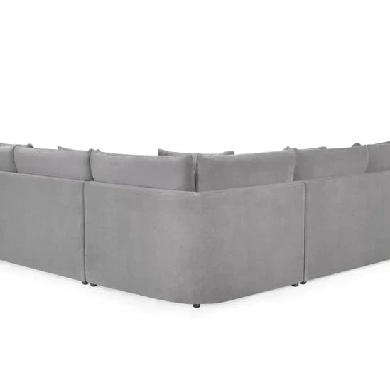 Ohio Large Corner Sofa - Grey
