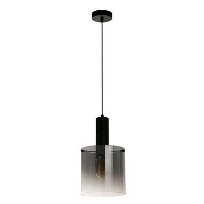 Sweden Pendant Light - Matt Black & Smoked Ombre