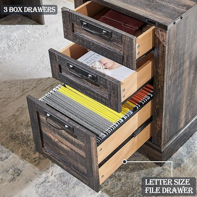 Bureau de direction en forme de L de style farmhouse, 60 pouces, bureau d'angle en bois, bureau d'ordinateur