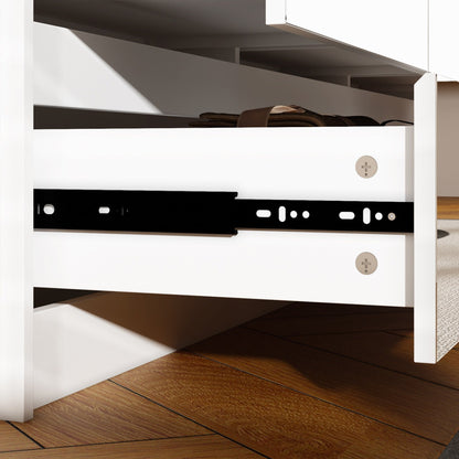 Meuble de rangement à 9 tiroirs, 63W, pour salon ou chambre à coucher.