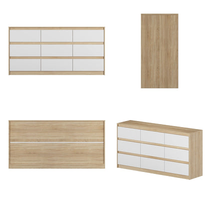 Meuble de rangement à 9 tiroirs, 63W, pour salon ou chambre à coucher.