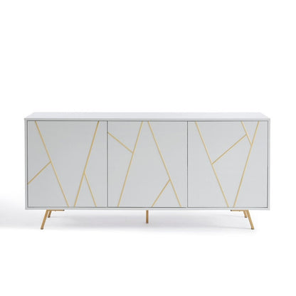 Buffet et meuble de rangement en bois de 160 cm de large