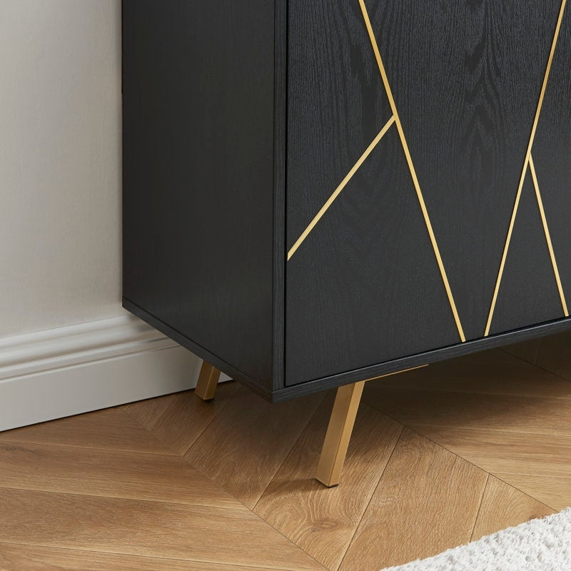 Buffet et meuble de rangement en bois de 160 cm de large