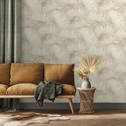 Rasch Opulenza Fan Neutral Wallpaper -  659733