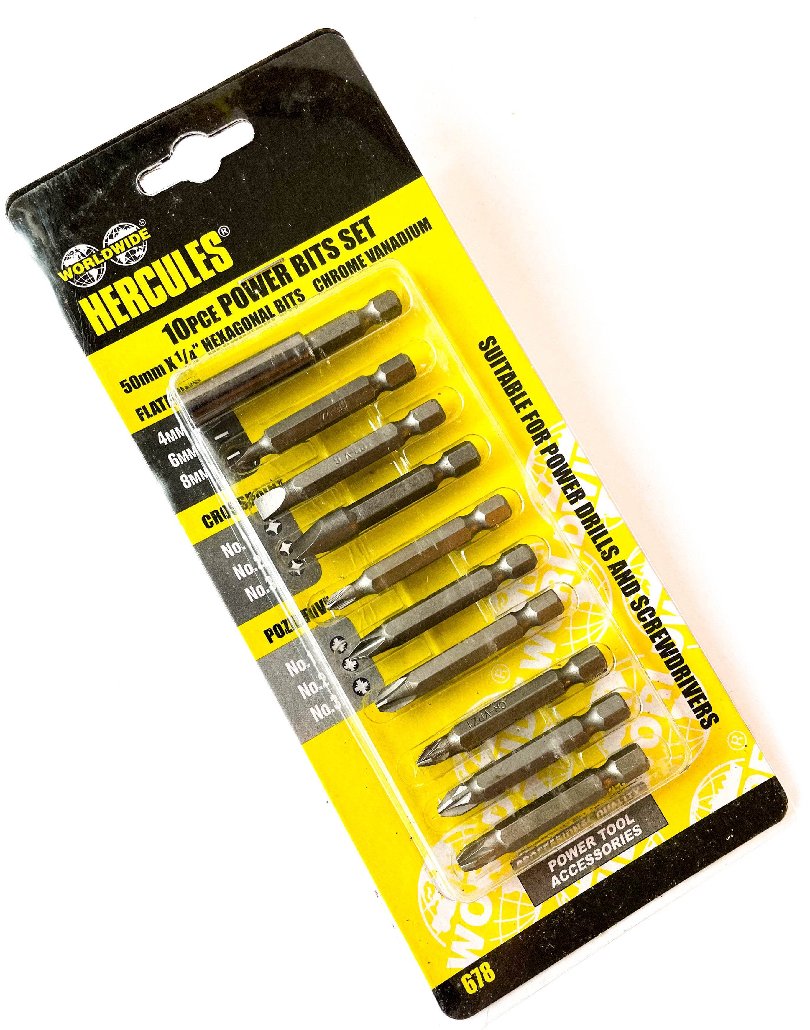 Power Bit Set - 10 Piece