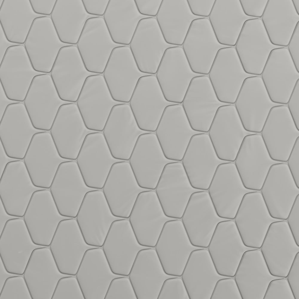 Matelas hybride à ressorts à revêtement semi-rigide de densité moyenne