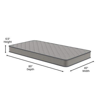 Matelas hybride à ressorts à revêtement semi-rigide de densité moyenne