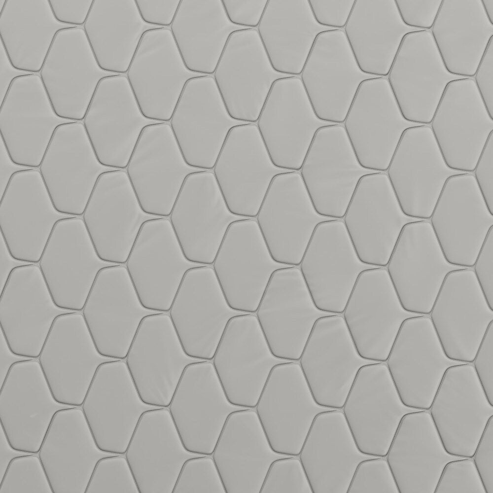 Matelas hybride à ressorts à revêtement semi-rigide de densité moyenne