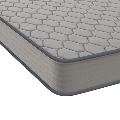 Matelas hybride à ressorts à revêtement semi-rigide de densité moyenne