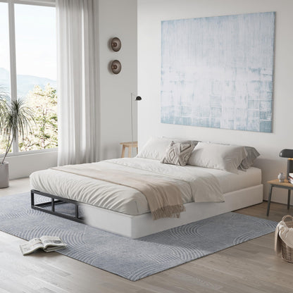 FSCHOS Sommier à ressorts métalliques de 7 pouces, base de matelas basique, sans pieds.