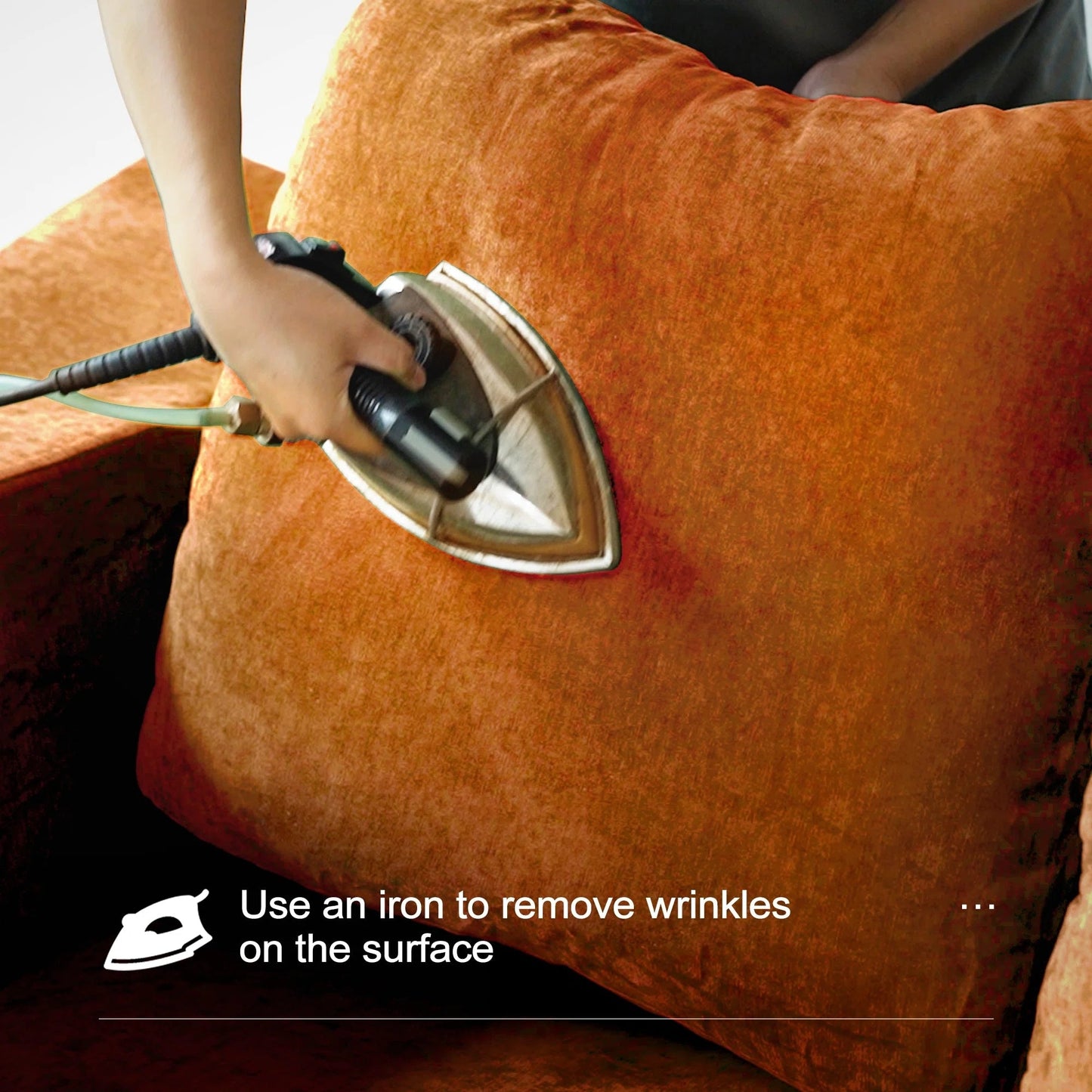 70.87 Upholstered Convertible Sleeper Sofa, Convertible Chair Floor Couch Comfy Sofa for Living Room, Bedroom, Chenille Fabric