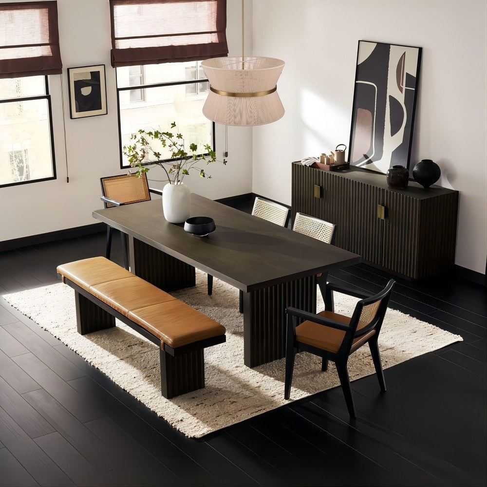 Grand lustre tambour bohème moderne à 8 lumières, 60 cm (24 pouces), en tissu, en forme de sablier, tissé à la main, en or/noir, pour salle à manger/salon.