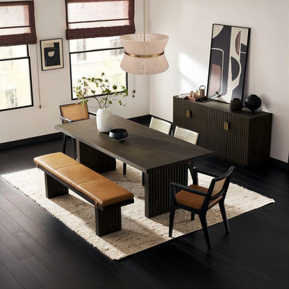 Grand lustre tambour bohème moderne à 8 lumières, 60 cm (24 pouces), en tissu, en forme de sablier, tissé à la main, en or/noir, pour salle à manger/salon.