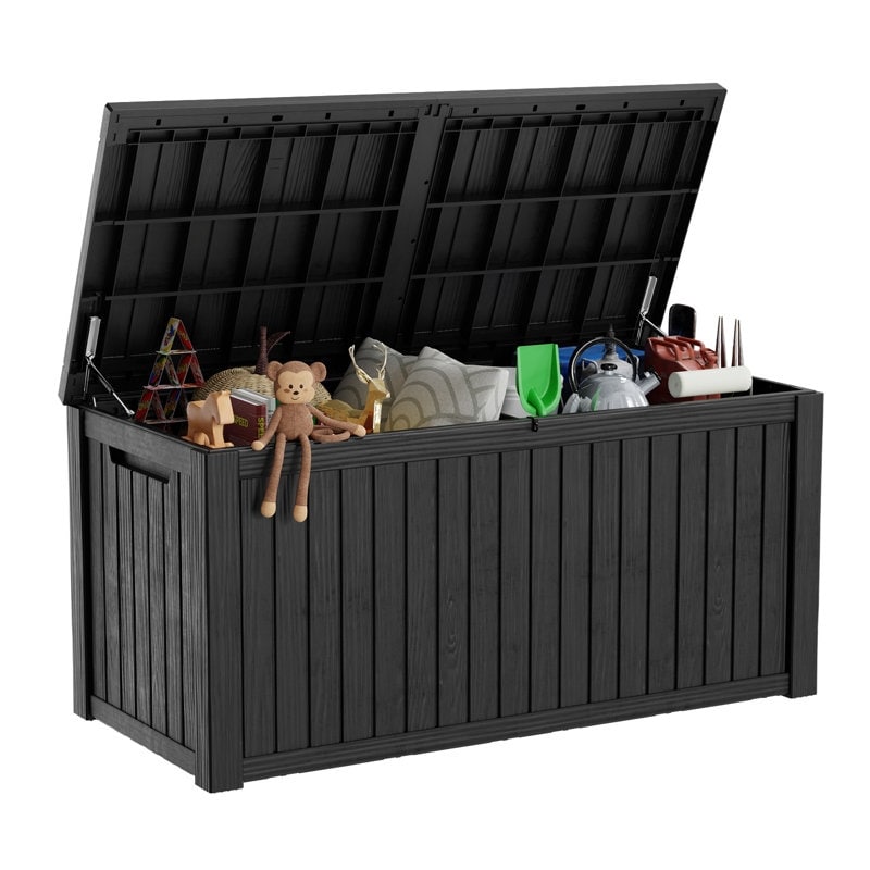 Outdoor Patio Storage Resin Lockable Deck Box