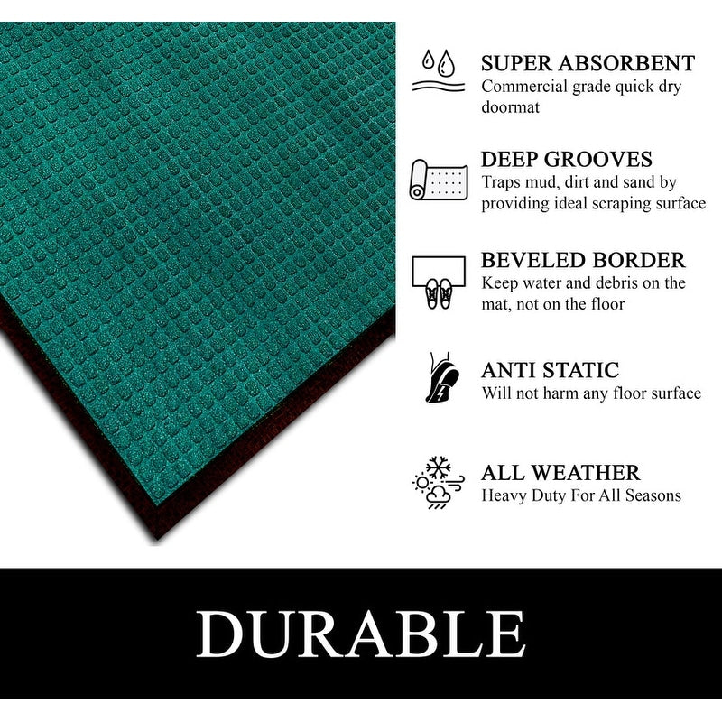 A1HC New Durable and Versatile Polypropylene Rubber Door Mat All Weather Inside Outside Door Mat