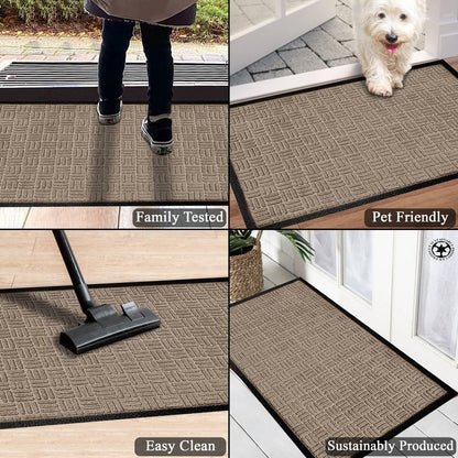 A1HC New Durable and Versatile Polypropylene Rubber Door Mat All Weather Inside Outside Door Mat
