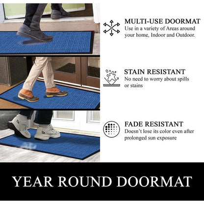 A1HC New Durable and Versatile Polypropylene Rubber Door Mat All Weather Inside Outside Door Mat