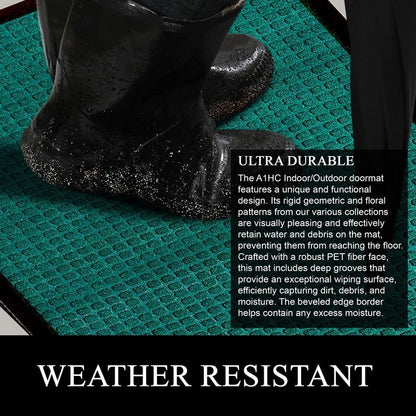 A1HC New Durable and Versatile Polypropylene Rubber Door Mat All Weather Inside Outside Door Mat