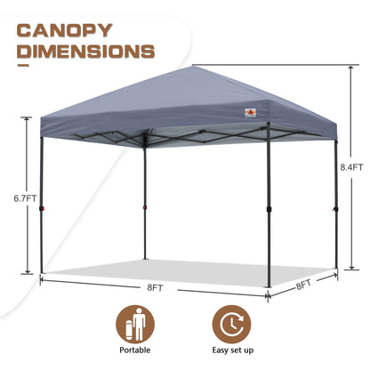 ABCCANOPY Tente de parasol pliable et facile à monter, durable, pour extérieur.