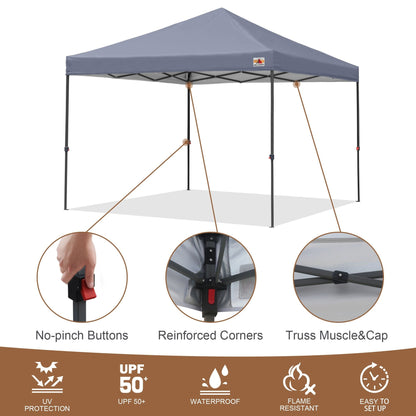 ABCCANOPY Tente de parasol pliable et facile à monter, durable, pour extérieur.