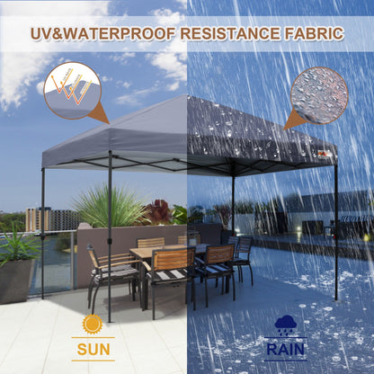 ABCCANOPY Tente de parasol pliable et facile à monter, durable, pour extérieur.