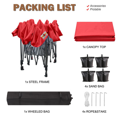 ABCCANOPY Tente de parasol pliable et facile à monter, durable, pour extérieur.