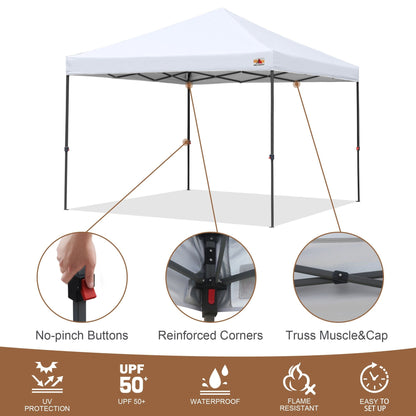 ABCCANOPY Tente de parasol pliable et facile à monter, durable, pour extérieur.