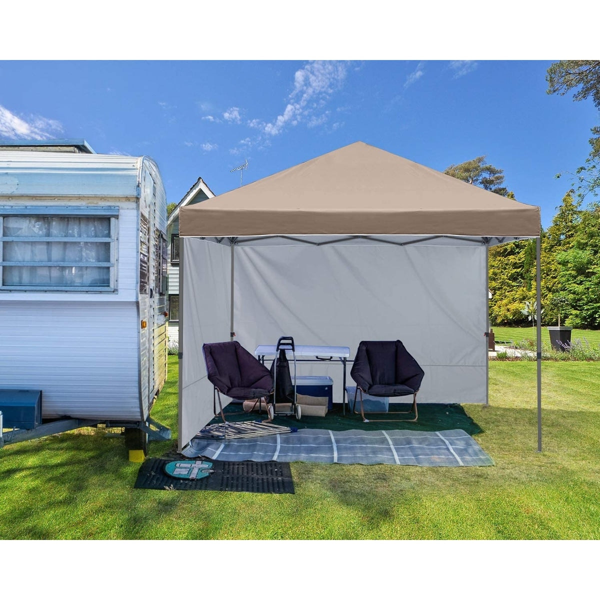 ABCCANOPY Tente de parasol pliable et facile à monter, durable, pour extérieur.