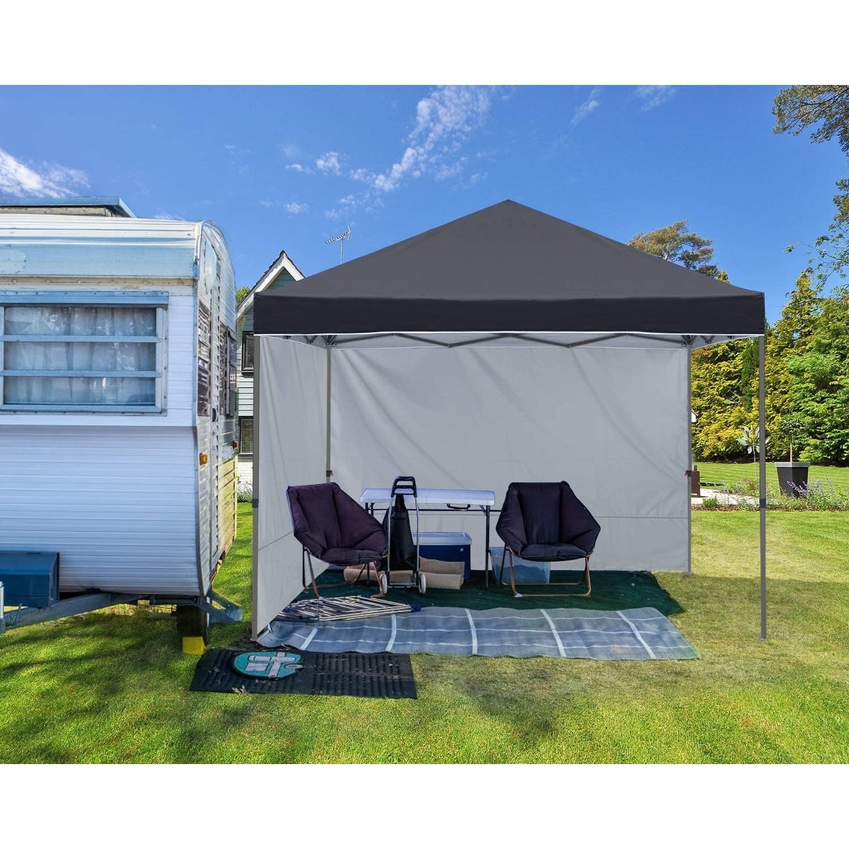 ABCCANOPY Tente de parasol pliable et facile à monter, durable, pour extérieur.