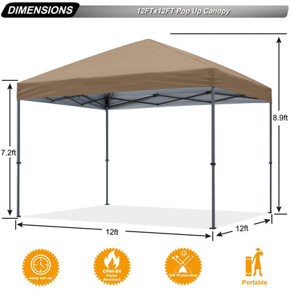 ABCCANOPY Tente de parasol pliable et facile à monter, durable, pour extérieur.