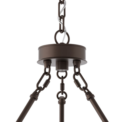 Suspension Acroma à 20 lumières, style ferme moderne, en forme de roue de charrette ronde de 40 pouces, avec certification UL