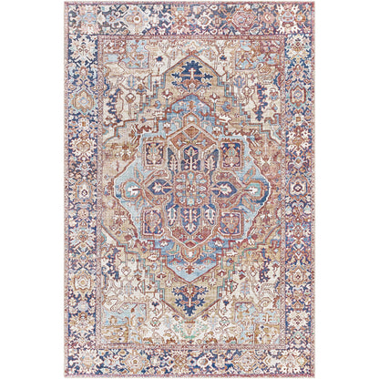 Livabliss Adenia Vintage Medallion Printed Area Rug