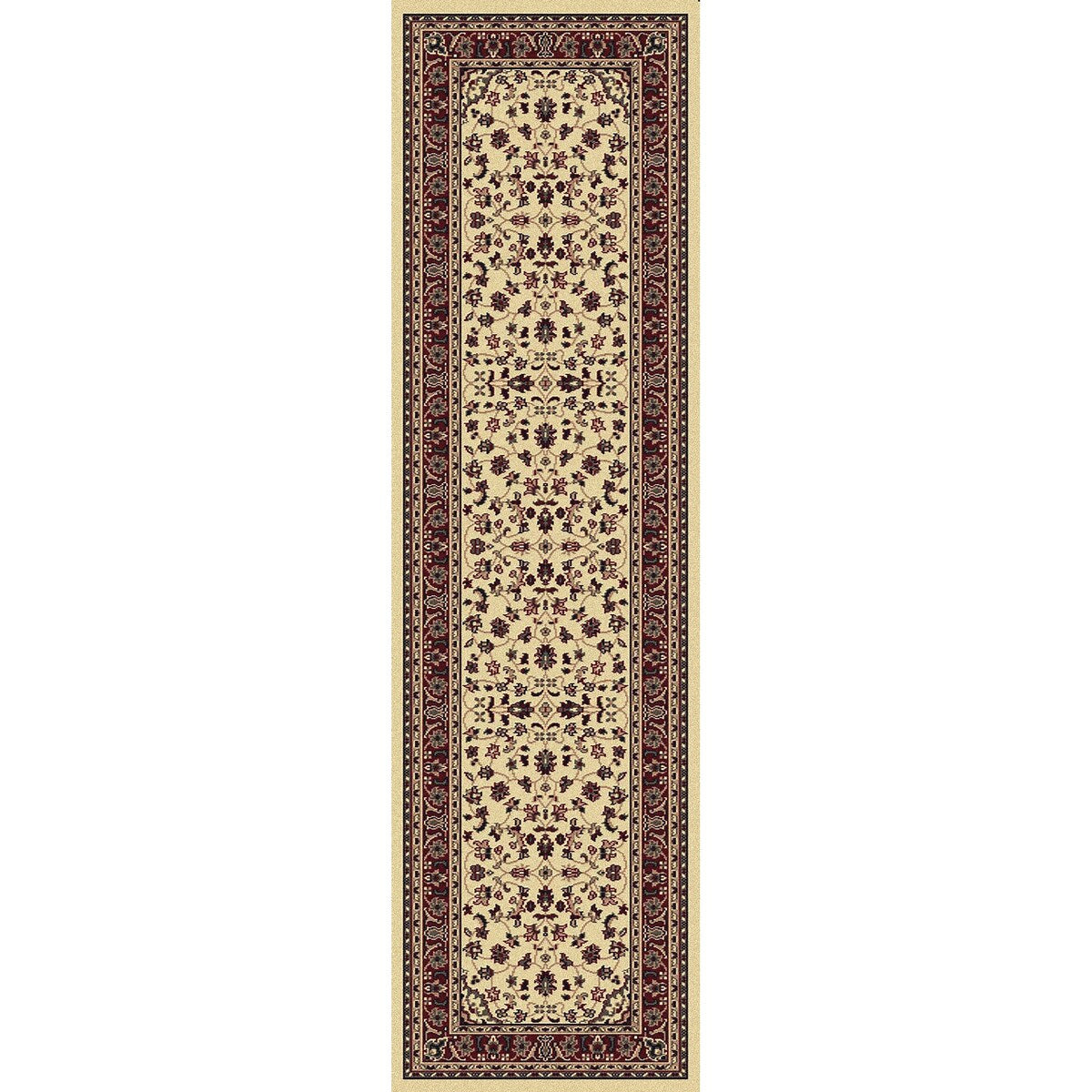 Admire Home Living Caroline Traditional Floral Sarouk Pattern Area Rug